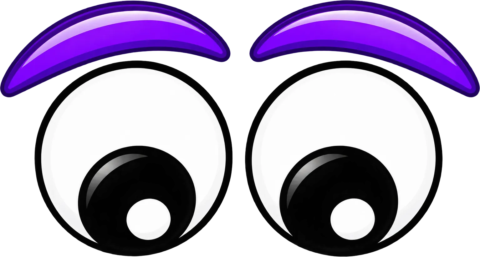 Buddieville eyes looking downward